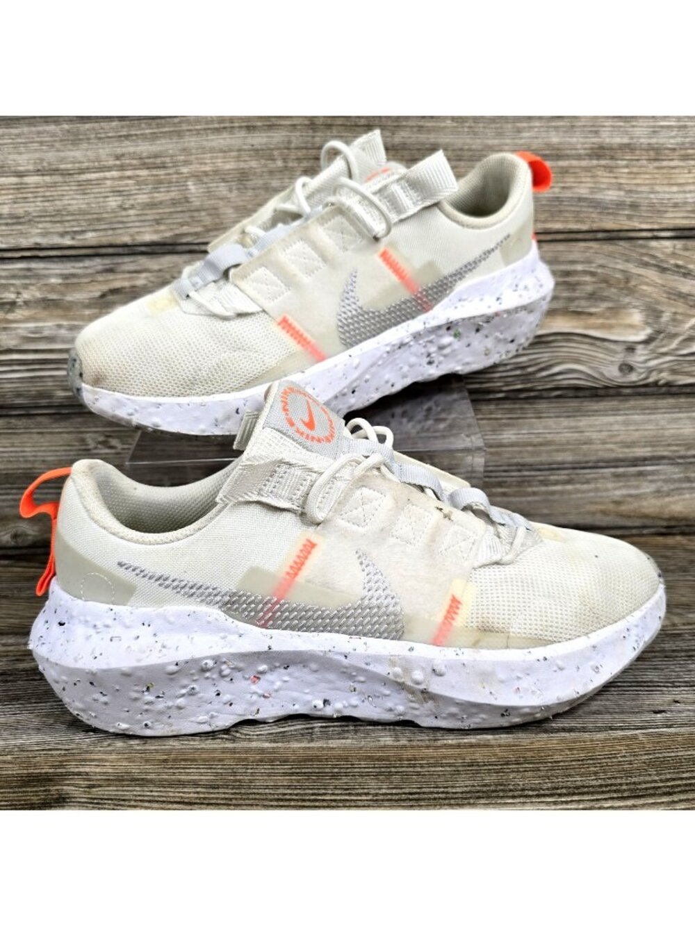 Nike Crater Impact White Grey Fog Shoes Sneakers Women's Size 9